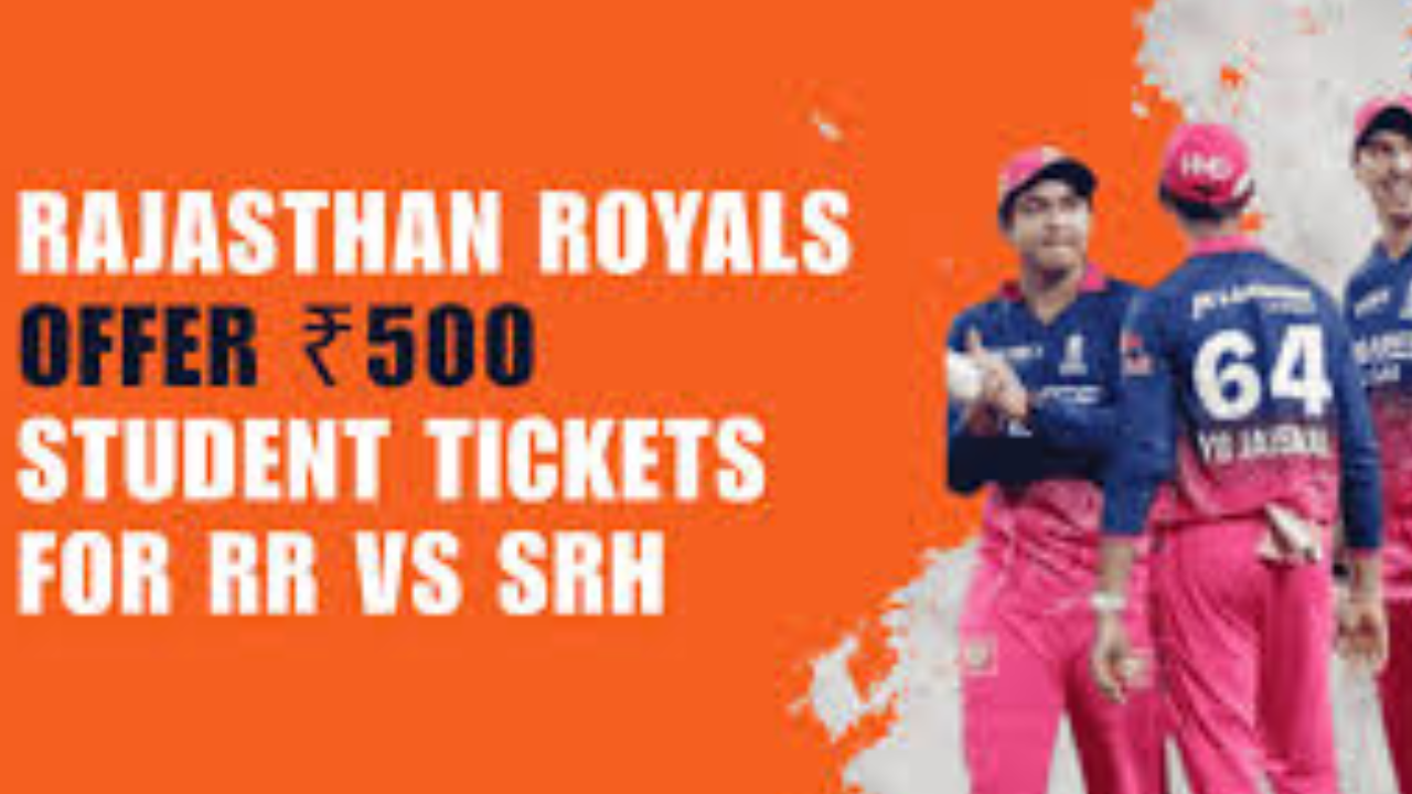 Rajasthan Royals A BIG Announcement ₹500 Student Tickets