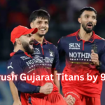 RCB Crush Gujarat Titans by 92 Runs