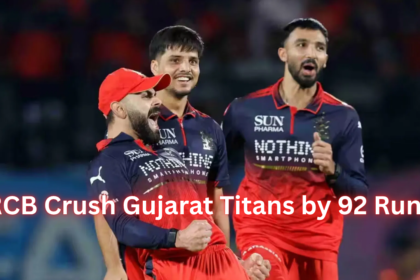 RCB Crush Gujarat Titans by 92 Runs