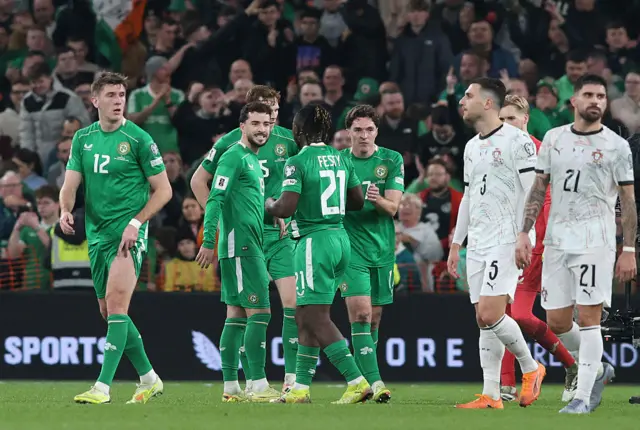 Portugal National Football Team vs Republic of Ireland National Football Team Lineups