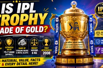 Is IPL Trophy Made of Gold