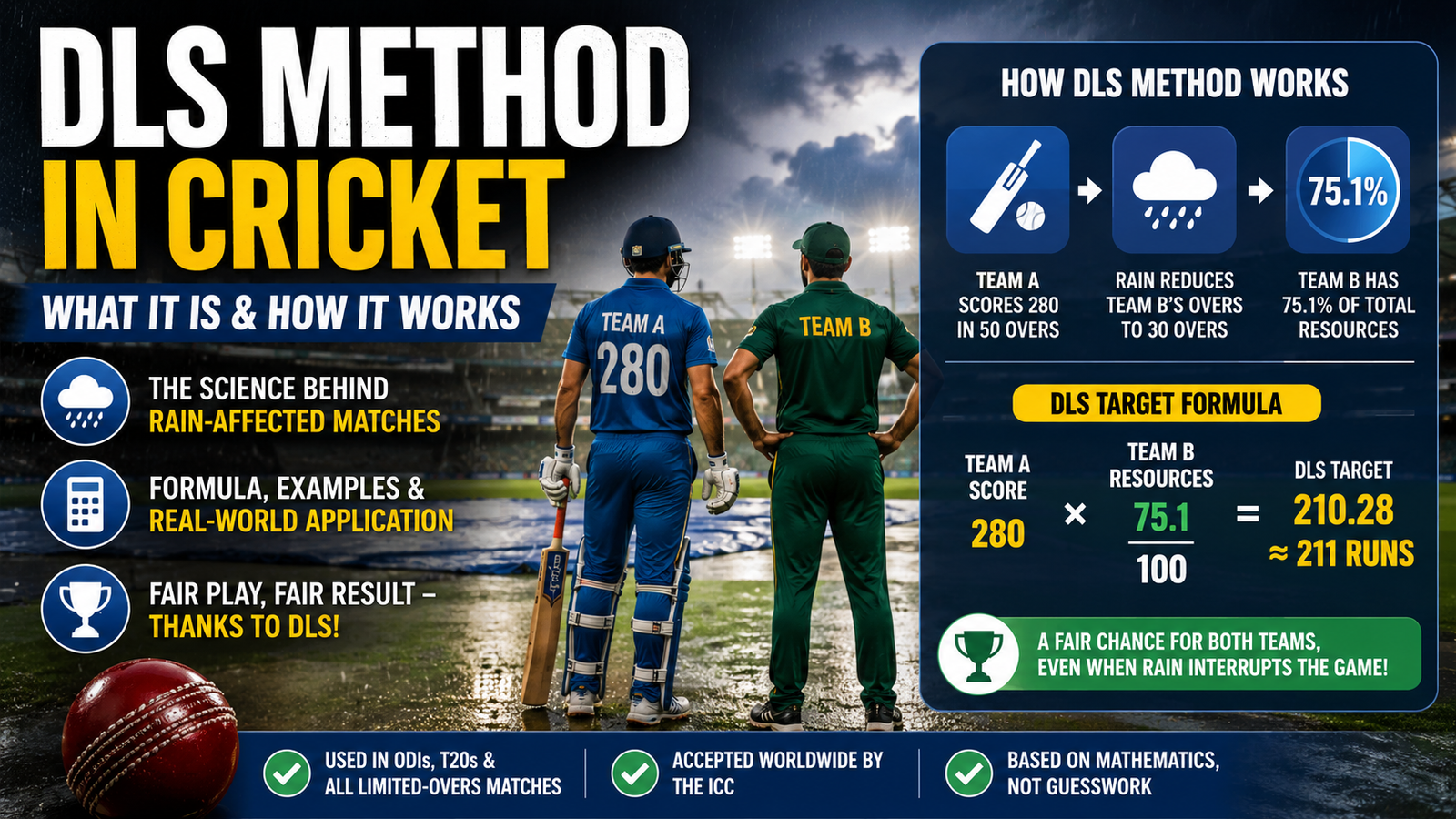 DLS Method in Cricket