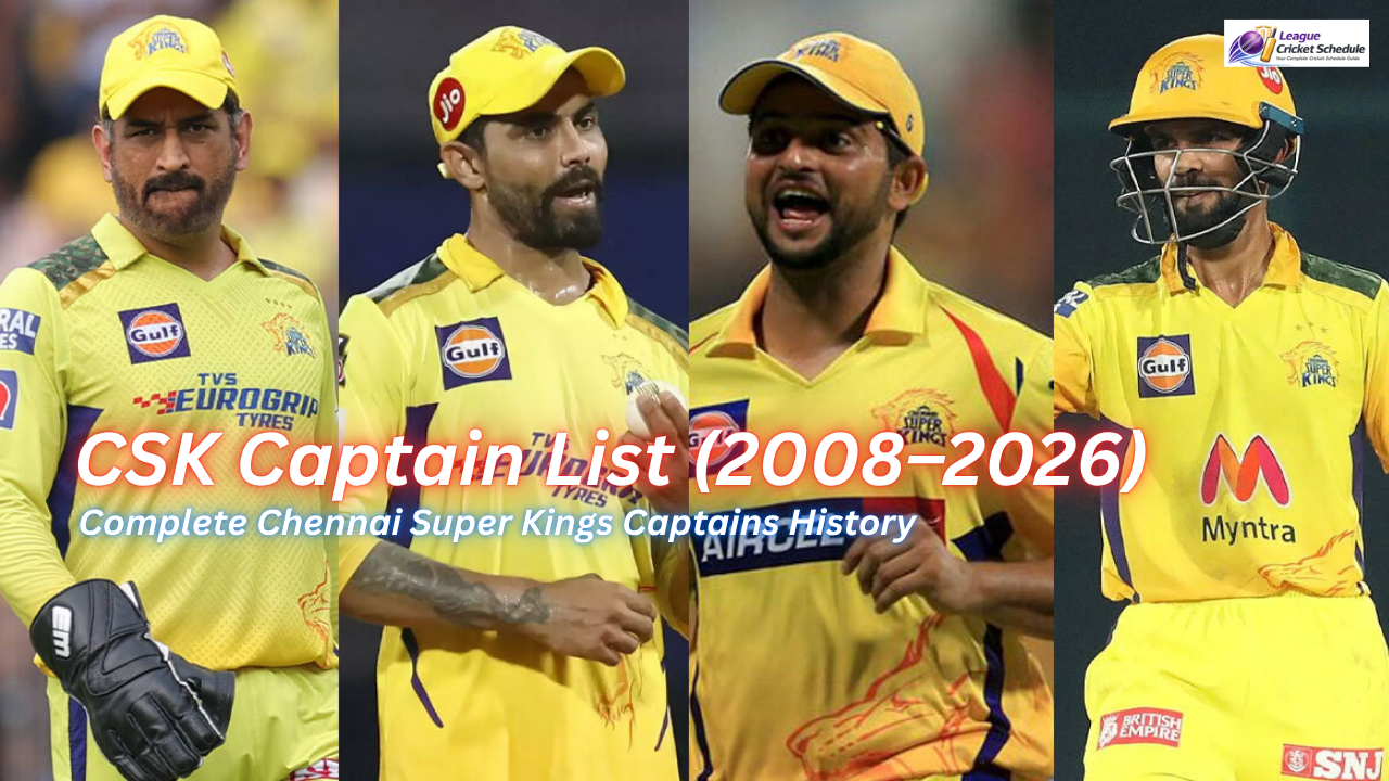 CSK Captain List