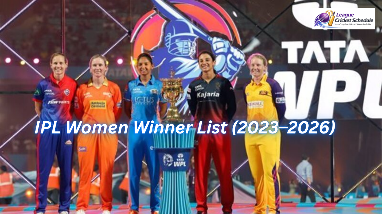 IPL Women Winner List