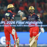 IPL 2026 Final Highlights