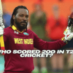 Who Scored 200 in T20 Cricket