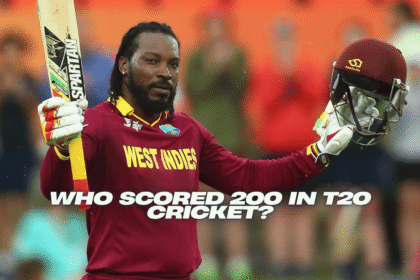 Who Scored 200 in T20 Cricket
