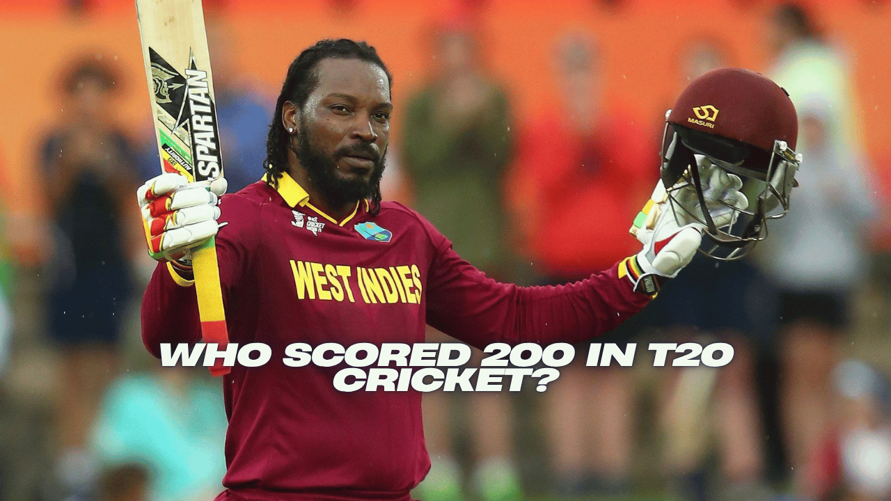 Who Scored 200 in T20 Cricket