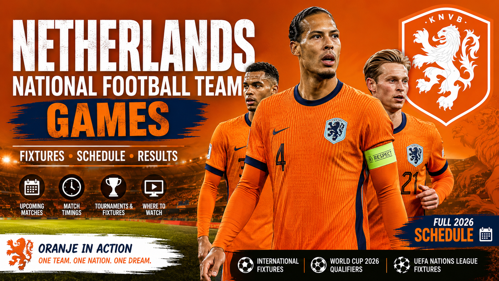 Netherlands National Football Team Games