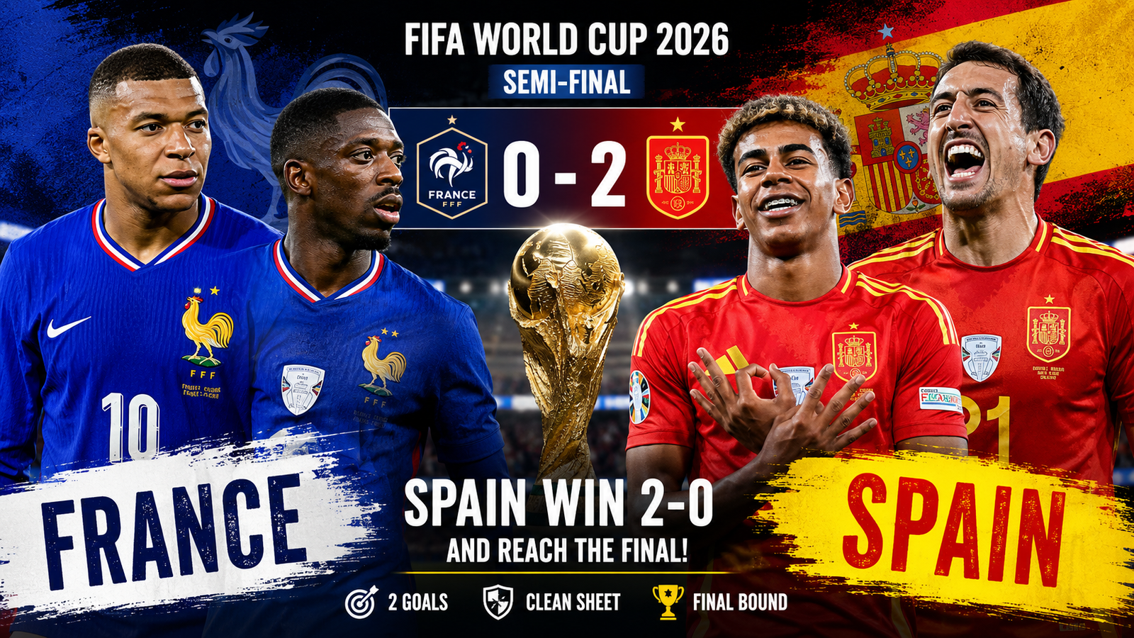 Spain vs France Semi Final