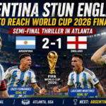 England vs Argentina Semifinal