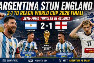 England vs Argentina Semifinal