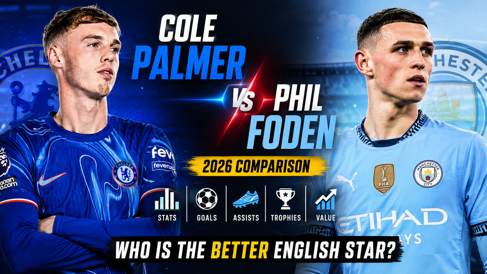 Cole Palmer vs Phil Foden 2026