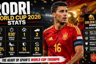 Rodri World Cup 2026 Stats