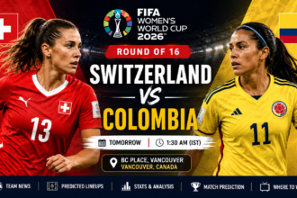 Switzerland vs Colombia Preview