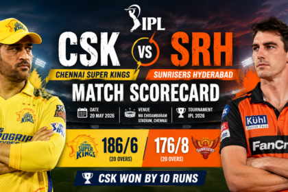 Chennai Super Kings vs Sunrisers Hyderabad Match Scorecard