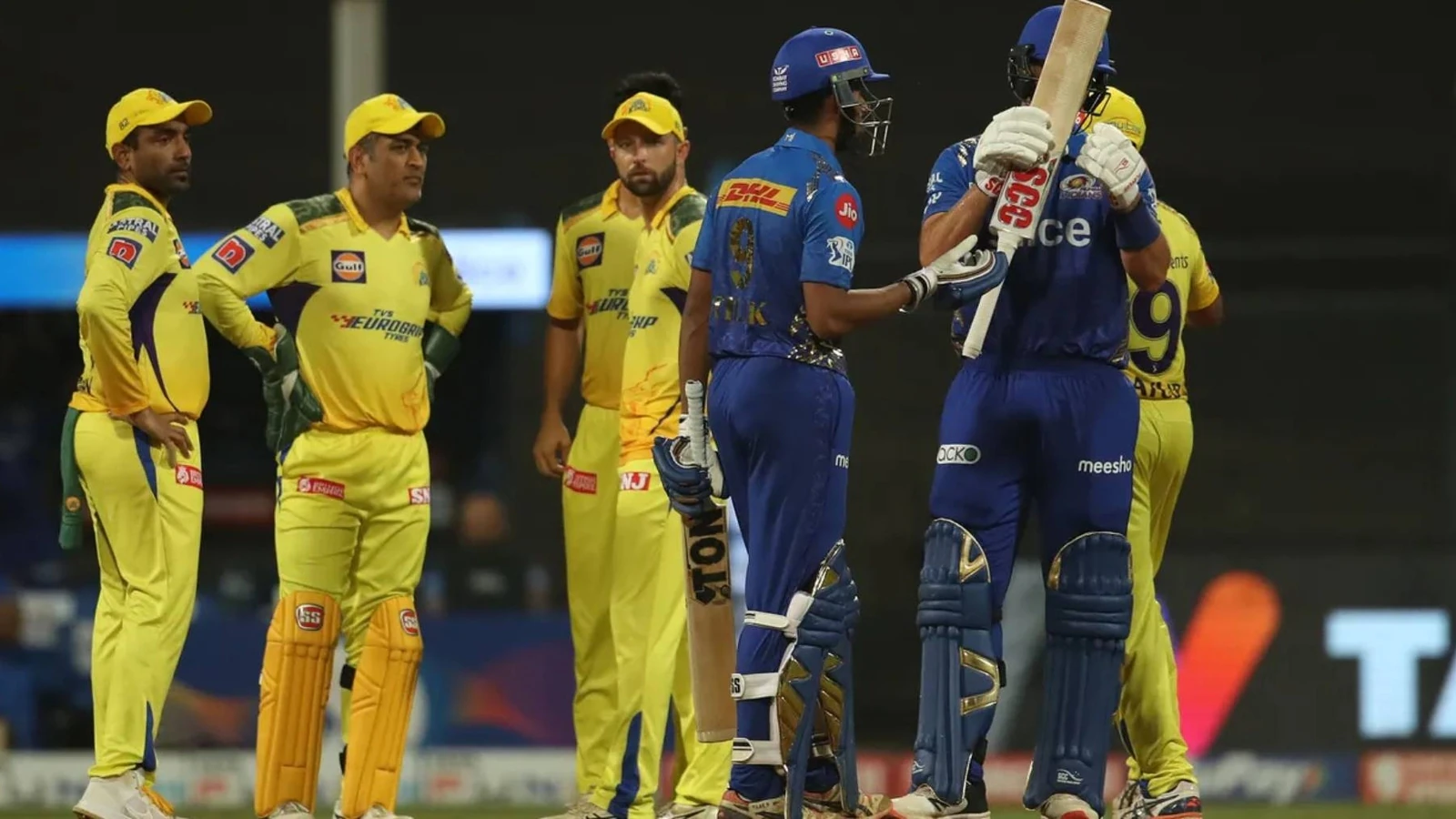 Chennai Super Kings vs Mumbai Indians Timeline