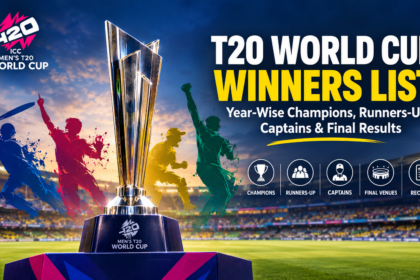T20 World Cup Winners List