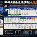 Cricket Series Schedule 2026