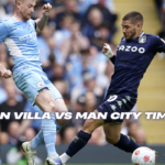 Aston Villa vs Man City Timeline