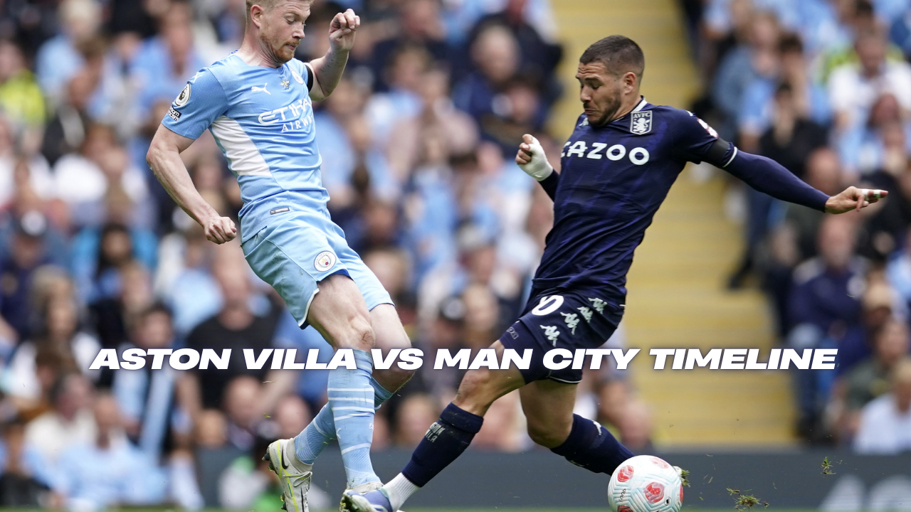 Aston Villa vs Man City Timeline