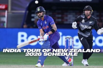 India Tour of New Zealand 2026 Schedule