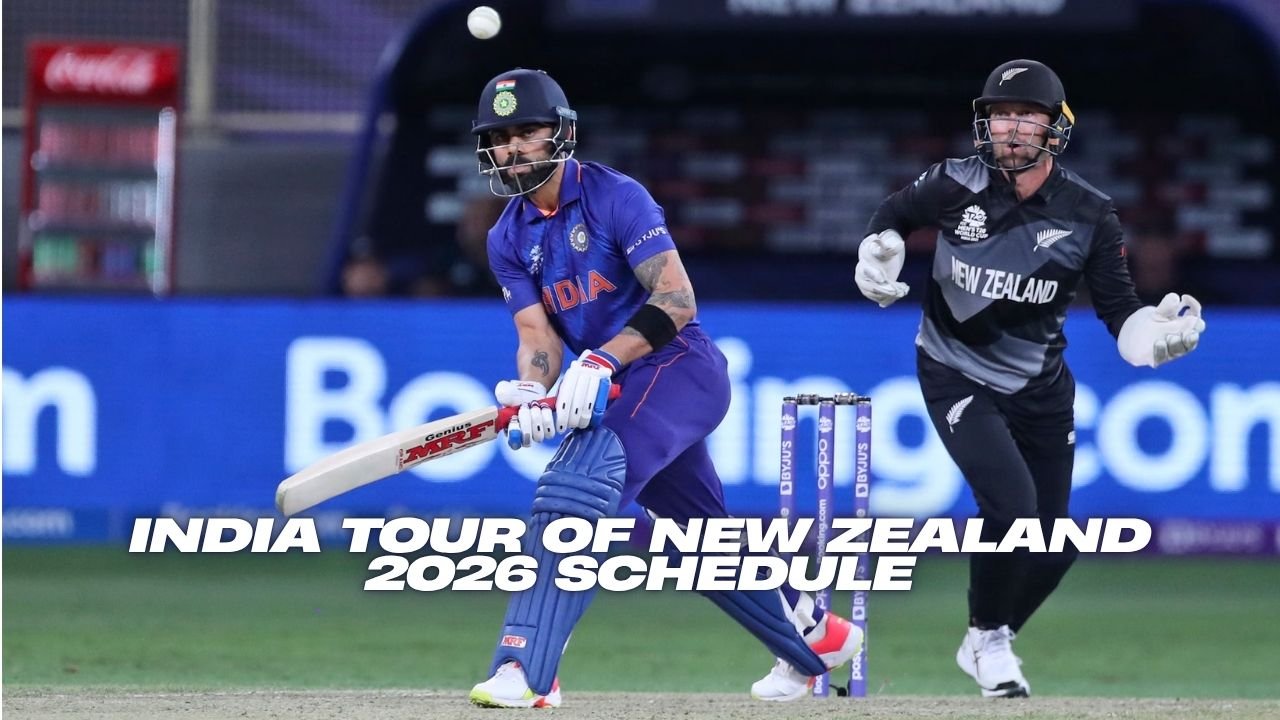 India Tour of New Zealand 2026 Schedule