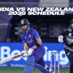 India vs New Zealand 2026 Schedule