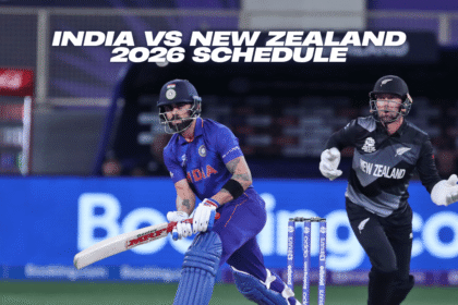 India vs New Zealand 2026 Schedule