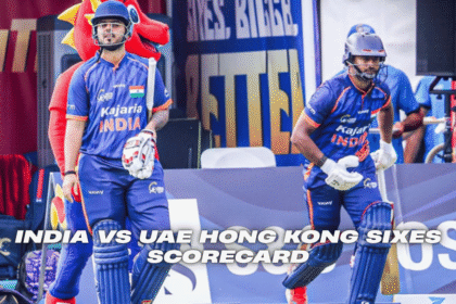 India vs UAE Hong Kong Sixes Scorecard