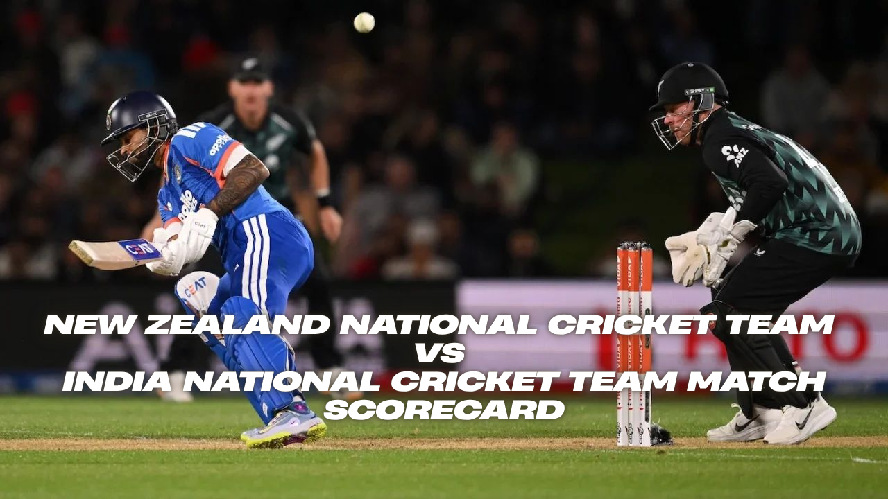 New Zealand National Cricket Team vs India National Cricket Team Match Scorecard