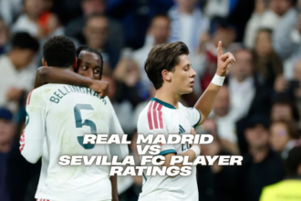 Real Madrid vs Sevilla FC Player Ratings