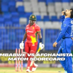 Zimbabwe vs Afghanistan Match Scorecard