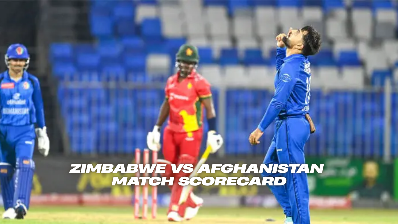 Zimbabwe vs Afghanistan Match Scorecard